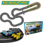 Scalextric Bundle SL94 Ginetta Racers C1412 + Extra Track Extension Kit