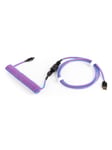 DUTZO Coiled Aviator Micro-USB B cable - Purppura - Päivitä lisävarusteita - Violetti