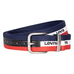 Levi's LAN 84 Logo Belt 9A6899, Dress Blues, L
