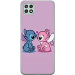 Samsung Galaxy A22 5G Skal / Mobilskal - Lilo and Stitch