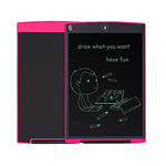 NOLOGO JSWFZ LCD Writing Tablet 12 Inch Electronic Digital Electronic Graphics Drawing Board Doodle Pad with Stylus pen Gift for kids ( Color : Hot Pink )