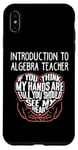 iPhone XS Max I Train Introduction To Algebra Super Heroes - Teacher Graph Case