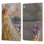 Head Case Designs Officially Licensed Nene Thomas Gold Angel Fairy With Bird Deep Forest Leather Book Wallet Case Cover Compatible With Apple iPad Pro 10.5 (2017)
