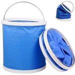 Camping Bowls Folding bowl Outdoor Bucket - Suitable for Camping, Fishing, Car Washing, Foldable Bucket, Easy to Store, water canister,Easy to Carry Bucket, Car Rubbish Bin for Cars（13L）