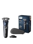 Philips Series 5000 Wet &amp; Dry Men's Electric Shaver with Pop-up Trimmer, Charging Stand &amp; Travel Case - S5885/35, One Colour, Men