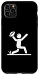 Coque pour iPhone 11 Pro Max Touchdown Celebration Funny Stickman Football Sport