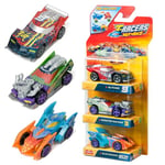 T-RACERS Mix ´N RACE 3 Pack – Pack of 3 collectible cars. Each car can be split in two with interchangeable parts and wheels. Pack 3/4
