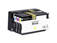 Renkforce Combo-paket med bläck ersätter HP 950 XL, 951 XL (C2P43AE) Kompatibel svart, cyan, magenta, gul RF-5705448