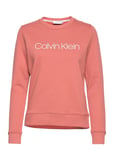 Core Logo Ls Sweatshirt Tops Sweat-shirts & Hoodies Sweat-shirts Pink Calvin Klein