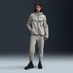 Nike Luvtröja Tech Fleece FZ Vindjacka - Grå/Svart Dam, storlek X-Large
