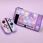 Coque Souple En Tpu Violet Pour Nintendo Switch Joli Dessin Anim¿¿ De La Vie Marine Pour Manette Joy-Con Accessoires
