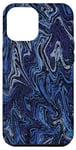 Coque pour iPhone 12 Pro Max Blue Painting I Elegant Blue Art I Aquarelle Bleu Vert