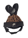 Toddler Nike Trapper Hat & Gloves Set. Age 2-4 Years Cheetah Print Childrens Hat