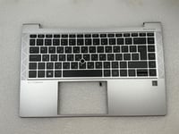 For HP EliteBook 840 G8 M36311-BB1 Hebrew Israel Palmrest Keyboard Top Cover NEW