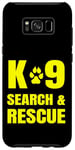 Galaxy S8+ K-9 Search And Rescue Dog Handler Trainer SAR K9 FRONT PRINT Case