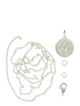 Zodiac Coin Pendant And Chain Set, Libra Toys Creativity Drawing & Crafts Craft Jewellery & Accessories Silver Me & My Box