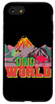 Coque pour iPhone SE (2020) / 7 / 8 Dinosaure Dino World Volcan avec lave Jurassic