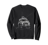 Vintage CB Radio Vehicle Sweatshirt