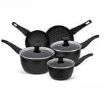 Thermo Smart Non Stick Pots and Pans Set - 5 Pce Induction Hob Pan Set