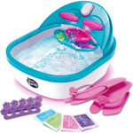 Shimmer Sparkle Massaging Foot Spa Relax Pedicure Water Kids Child Play Set Gift