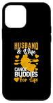 Coque pour iPhone 12 mini Mariage Mariage Mari Et Femme Canoë Buddies For Life