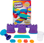 Kinetic Sand, Rainbow Mix Set with 3 Colours of Sand (382g) and 6...