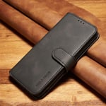 DG.MING Retro Samsung Galaxy S8 Fodral - Svart Svart