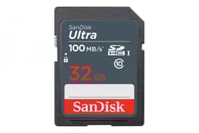 SanDisk Ultra - flash-minneskort - 32 GB - SDHC UHS-I