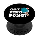 Tennis de table : un drôle de cadeau pour le ping-pong PopSockets Support et Grip pour Smartphones et Tablettes