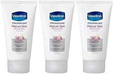 Vaseline Intensive Care Mature Skin Rejuvenation Hand Cream, (3 Pack) 75 ml