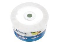 Mymedia - 50 X Dvd-R - 4.7 Gb (120 Min) 16X - Vit - Bred Utskrivbar Yta - Tegel