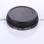 FOTGA LEICA M Lens to Olympus Panasonic Micro 4/3 m4/3 Adapter E-PL6 GX7 EM1+Cap