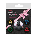 Squid Game Front Man 5 Piece Button Badge Set