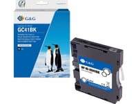 G&Amp G G&Amp G Kompatibelt Bläck Med 405765, Svart, 600S, Np-Ri-0041Bk, För Ricoh Aficio Sg 3100, Sg 3110