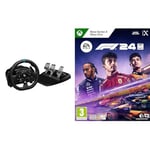 Logitech G G923 Racing Wheel and Pedals, TRUEFORCE up to 1000 Hz Force Feedback, for Xbox Series X|S|One, PC - Black + EA SPORTS F1 24 Standard Edition XBOX Series X | VideoGame | English