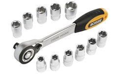 Ironside 748670 Spärrnyckelsats 12 delar, 1/2"