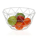 Fruit Basket White Iron