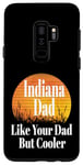Coque pour Galaxy S9+ Papa de l'Indiana aime ton père mais un père plus cool et drôle qui dit