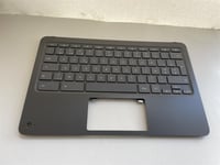 HP Chromebook x360 11 G1 Keyboard 937247-A41 Palmrest TOP COVER Belgian EURO A4