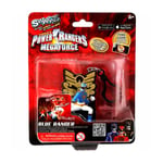 Blue Swappz Power Ranger Mega Force Mini Figure Collectable Game Clip Keychain