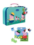 Peppa Pig Suitcase With A Puzzle Patterned Barbo Toys