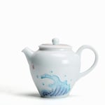 YYLSHCYHLI Pots à thé Théière en céramique Bouilloire Théière Oceanwaveteapot