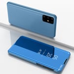 Samsung Galaxy S20 Plus / 5G - Mirror View Window fodral Ljusblå