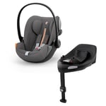 cybex GOLD Cloud G Babyskydd i-Size Plus Lava Grey Plus med basstation Base G