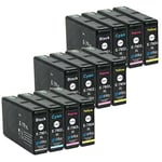 3 Go Inks Set of 4 Ink Cartridges to replace Epson T7906 (79XL Series) Compatible/non-OEM for Epson Workforce Pro Printers (12 Inks)