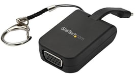 Portable USB-C to Full HD VGA Keychain Adaptor, 1080p 60Hz - CDP2VGAFC