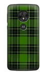 Tartan Green Pattern Case Cover For Motorola Moto G7 Play
