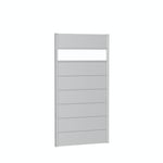 Biohort Väggpanel för Skärmvägg med Akrylglas 100x180 cm akrylglas metallic silver B230335