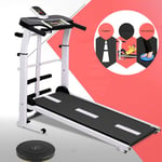 CHJ Folding Treadmill, Comprehensive Training Treadmill, Home Fitness Equipment, Men and Women at Home Fitness Exercise