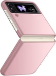 Compatible Avec Coque Samsung Galaxy Z Flip 4 5g, Très Mince Rigide Coque Etui Housse Bumper Case Compatible Avec Samsung Galaxy Z Flip4 5g - Or Rose Rg01535